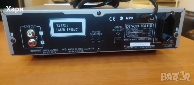 Компакт диск плейер CD плейер Denon DCD-F100, снимка 8 - Ресийвъри, усилватели, смесителни пултове - 48563577