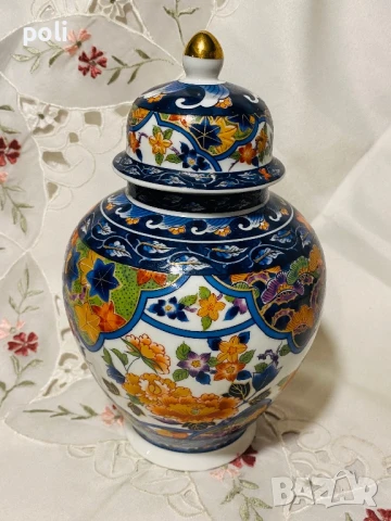 японски порцеланов буркан , снимка 4 - Колекции - 50813913