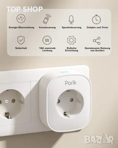 4 бр. смарт контакти ZOOZEE -GNCC Series Smart WiFi Socket, снимка 2 - Друга електроника - 48492507