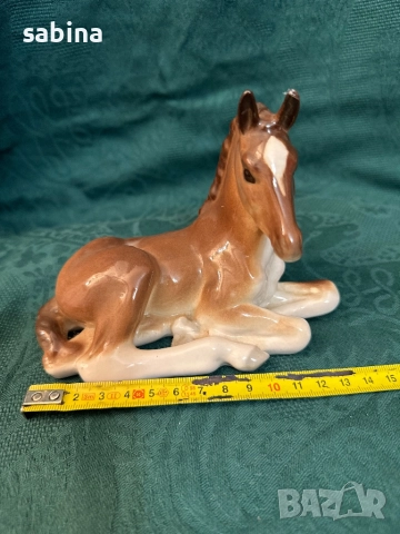 Статуетка „Конче“ (Жеребенок). ЛФЗ Ломоносов, снимка 3 - Статуетки - 51762867
