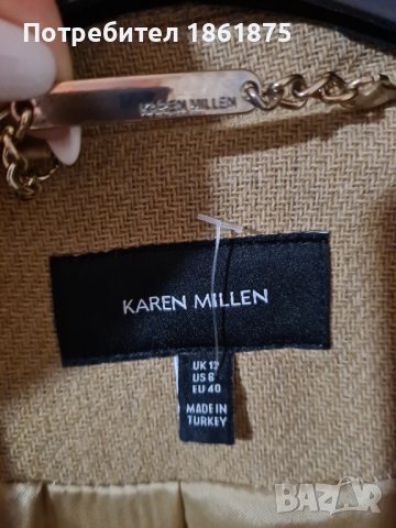 Дамско палто Karen Millen, снимка 6 - Палта, манта - 43633932