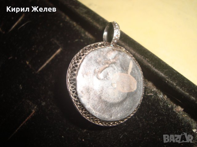 19 ВЕК ФИЛИГРАНЕН СРЕБЪРЕН МЕДАЛЬОН ВИСОКА ПРОБА СРЕБРО с ГРАНУЛАЦИЯ СТАРИННО ГРАДСКО БИЖУ 22216, снимка 13 - Антикварни и старинни предмети - 33046559