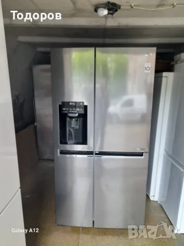 Хладилник с фризер LG GSJ761PZTZ, A+, 601L, Филтър Pure N Fresh, снимка 1