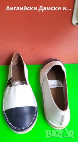 Английски дамски еспадрили естествена кожа-NEXT, снимка 2 - Дамски ежедневни обувки - 28352180