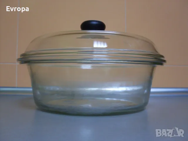 Стъклен съд- тенджера, тава., снимка 2 - Съдове за готвене - 45592758