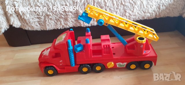 детски пожарникарски автомобил, снимка 2 - Коли, камиони, мотори, писти - 36683650