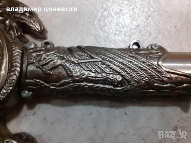 Стара красива сабя ,ятаган,меч,острие, снимка 3 - Колекции - 36892793