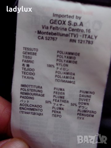 GEOX Respira, Оригинално Яке с гъши пух, Размер S. Код 922, снимка 12 - Якета - 27633074