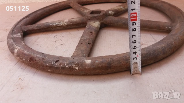 старо огромно колело, чигун , снимка 10 - Антикварни и старинни предмети - 50588697