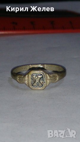Старинен пръстен сачан над стогодишен - 67191, снимка 2 - Антикварни и старинни предмети - 29013475