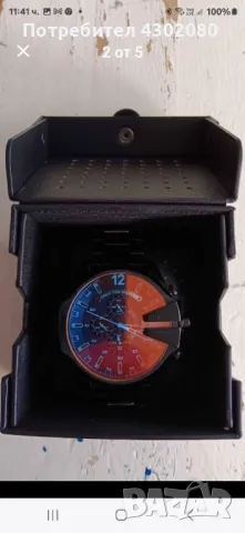 Мъжки часовник DIESEL DZ4318 Mega Chief XL Big Chronograph , снимка 3 - Мъжки - 48000620