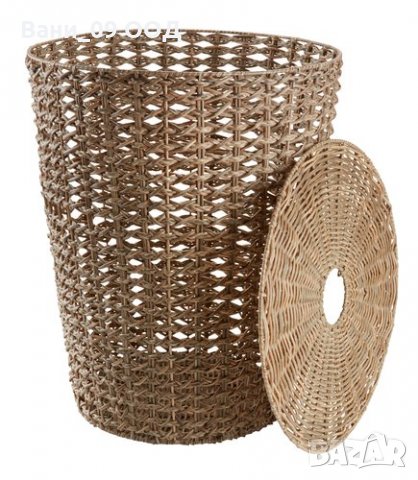 Плетен кош за пране