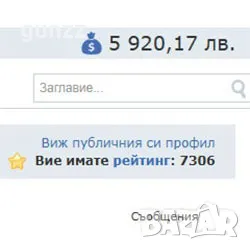 Продавам стар акаунт/профил за bazar bg с история и 5900лв рекламен бюджет, снимка 1