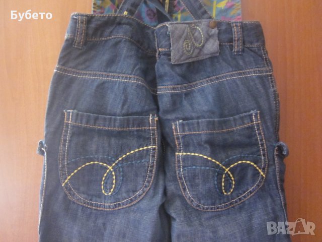 Дънков гащеризон на NEXT, снимка 7 - Детски панталони и дънки - 27226176