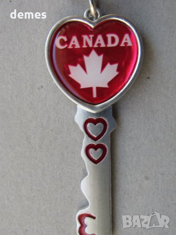 Метален ключодържател-ключ от Канада-серия- 21, снимка 1 - Други - 26997560