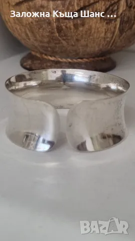 Сребърна гривна 925 проба, 27,82 грама , снимка 2 - Гривни - 47531676