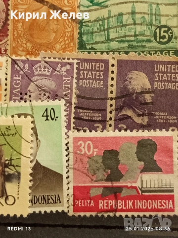 Стари пощенски марки от цял свят смесени АМЕРИКА, БЕЛГИЯ, ЧЕХОСЛОВАКИЯ за КОЛЕКЦИЯ 51984, снимка 9 - Филателия - 53217395