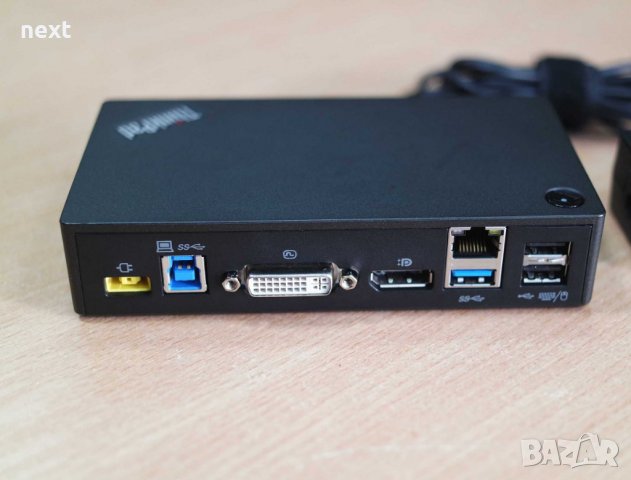 Докинг станция Lenovo ThinkPad USB 3.0 Pro Dock 40A7 + Гаранция, снимка 4 - Лаптоп аксесоари - 24974432