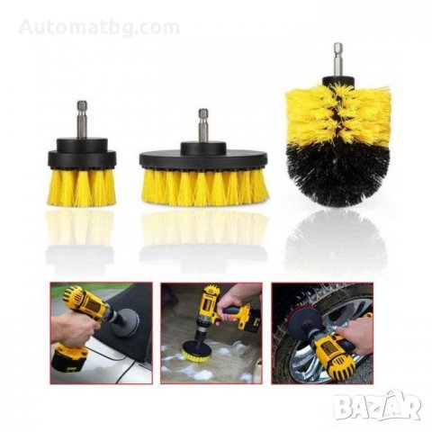 Комплект четки за автомобил Automat, Четки за почистване, 12бр, снимка 3 - Аксесоари и консумативи - 38196457