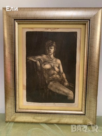 Литография на Емилия Станчева, снимка 3 - Картини - 52553559