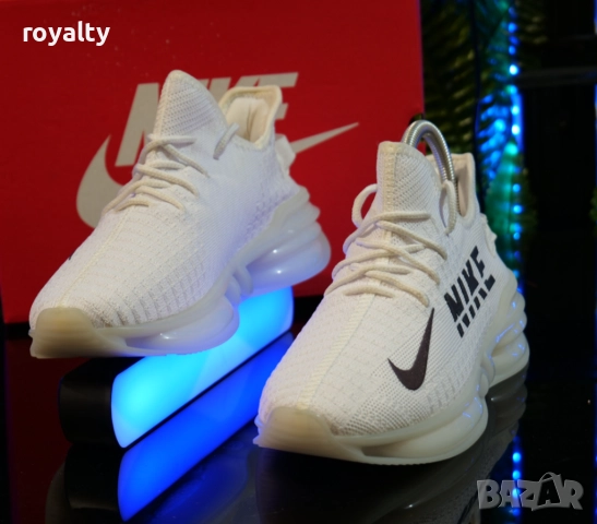Мъжки маратонки Nike - Цвят Бяло, снимка 2 - Маратонки - 51637510