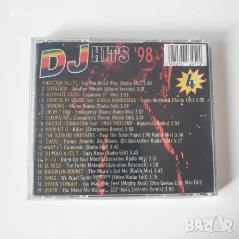 DJ Hits '98 volume 4 cd, снимка 3 - CD дискове - 43545520