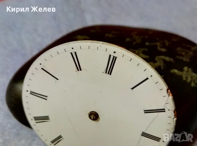 МЕХАНИЗЪМ от РЯДЪК СТАР ШВЕЙЦАРСКИ ДЖОБЕН ЧАСОВНИК с ПОРЦЕЛАНОВ РИМСКИ ЦИФЕРБЛАТ 49638, снимка 11 - Антикварни и старинни предмети - 48563126
