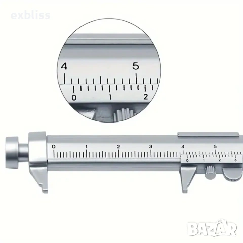 Химикал Шублер 2в1 | Мултифункционален инструмент 0-100 мм, снимка 6 - Други стоки за дома - 53387768