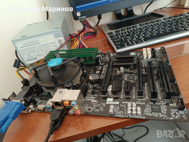 Комплект дъно процесор и рам памет LGA 1150 - I5-4670, снимка 5 - Дънни платки - 52772340