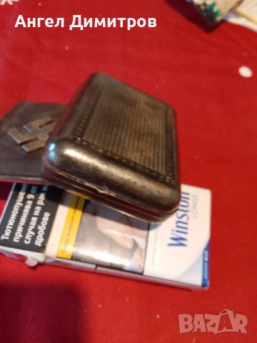 Трети райх страхотна метална табакера кутия , снимка 4 - Антикварни и старинни предмети - 52011112