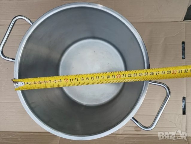 Професионална висока тенджера 10 литра. , снимка 7 - Съдове за готвене - 49301623