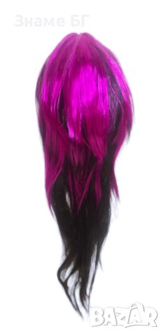 Перука дълга коса разноцветни ПРОМО ЦЕНА , снимка 4 - Аксесоари за коса - 43094816