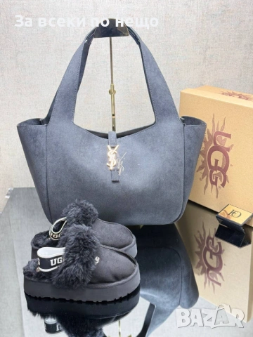 Prada🔝UGG🔝Miu Miu Дамски Меки И Топли Боти🔝Меки И Топли Чехли🔝Дамска Чанта Код SK763, снимка 4 - Дамски боти - 53170860