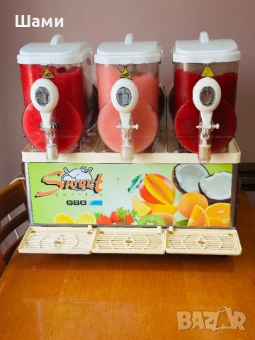 Продавам скрежина GBG 3 бункера по 6 литра , снимка 2 - Машини за сок - 53149788