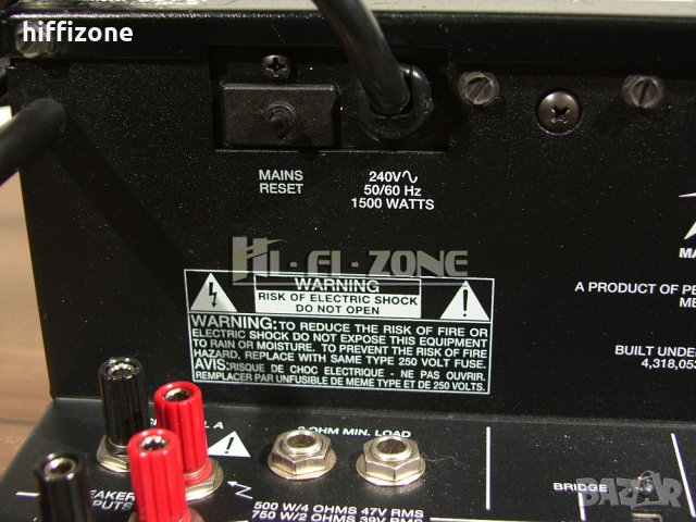 СТЪПАЛО  Peavey cs-1000x , снимка 11 - Ресийвъри, усилватели, смесителни пултове - 43377094