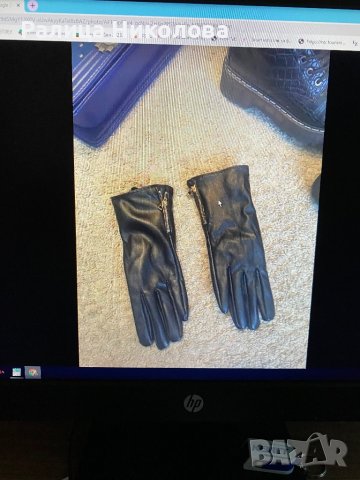 Дамски ръкавици С размер кожа , снимка 2 - Ръкавици - 43475431