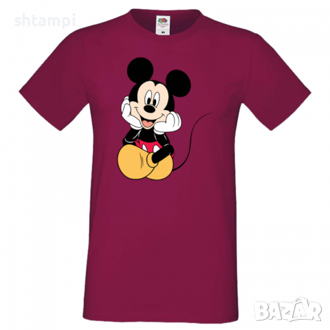 Мъжка тениска Mickey Mouse 3 Подарък,Изненада,Рожден ден, снимка 3 - Тениски - 36576280