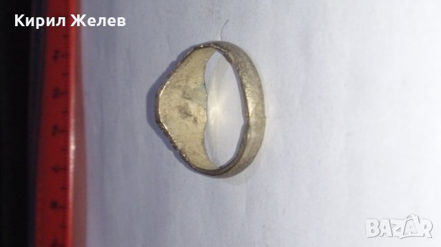 Старинен пръстен над стогодишен сачан - 67071, снимка 4 - Пръстени - 29011874