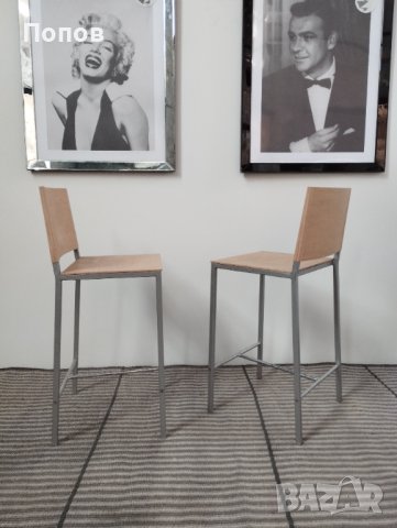 Дизайнерски бар столове, снимка 2 - Столове - 43661188
