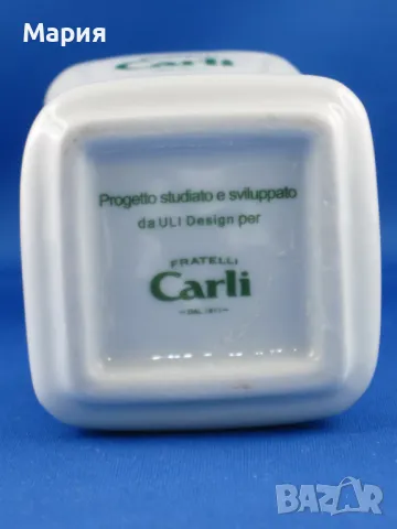 Fratelli Carli DAL 1911 порцеланово шише за зехтин, снимка 3 - Прибори за хранене, готвене и сервиране - 47678253
