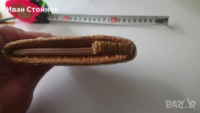 Портмоне с мъниста - седеф, снимка 5 - Антикварни и старинни предмети - 28247305