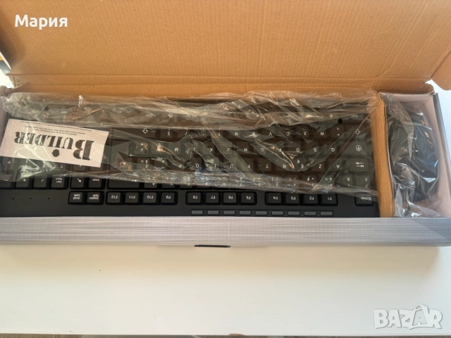 Комплект QWERTY клавиатура + мишка, USB