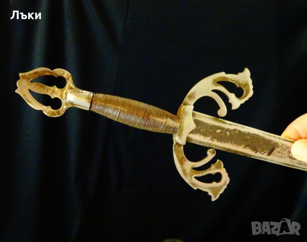 Старинен меч,кинжал,53 см. , снимка 4 - Антикварни и старинни предмети - 26243395