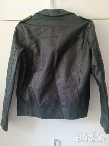 Кожено яке 14+ Теранова ръст 165см, снимка 2 - Детски якета и елеци - 37143053