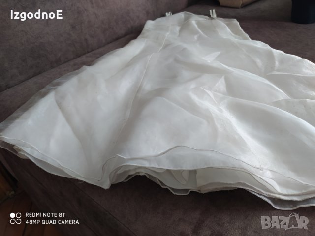 Дълга бяла празнична рокля, шаферска роклята, снимка 7 - Детски рокли и поли - 34918969