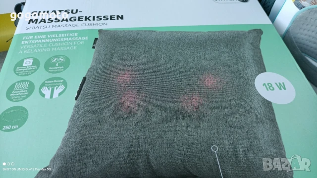 електрическа възглавница с шиацу масаж, шиацу масажор , снимка 11 - Масажори - 50898204
