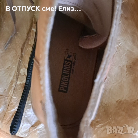 Зимни обувки боти естествена кожа, НОВИ,  маркаPikolinos, снимка 7 - Дамски боти - 52684471