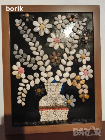 Пано от морски камъни