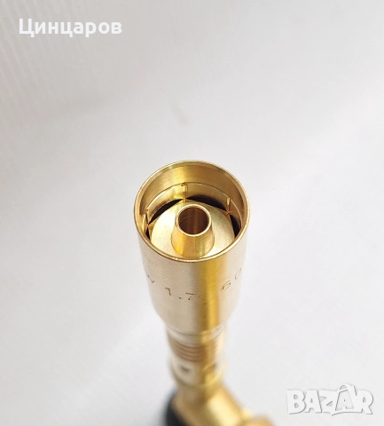 Горелка с флакон мап газ 385гр. темп. над 2100°C. Топене, спояване, подгрев. Италия произход , снимка 2 - Други машини и части - 53563882