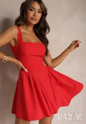 Дамска ватирана рокля с шапка  